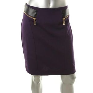 Posh Plum Purple Pencil Skirt